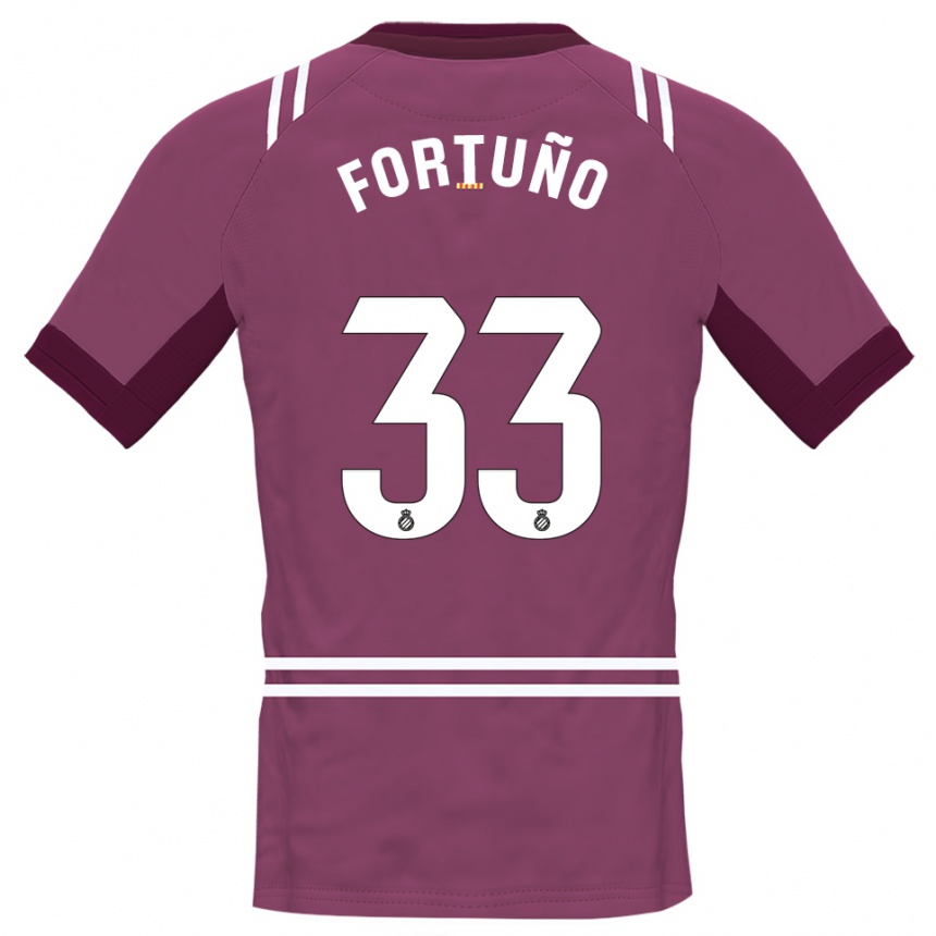 נשים כדורגל אנחל פורטוניו #33 בורדו לבן חולצת שוער 2025/26