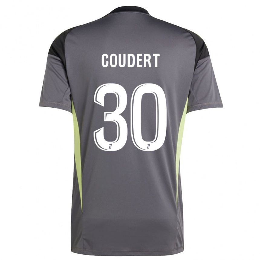 נשים כדורגל גרגואר קודר #30 אפור כהה ירוק חולצת שוער 2025/26