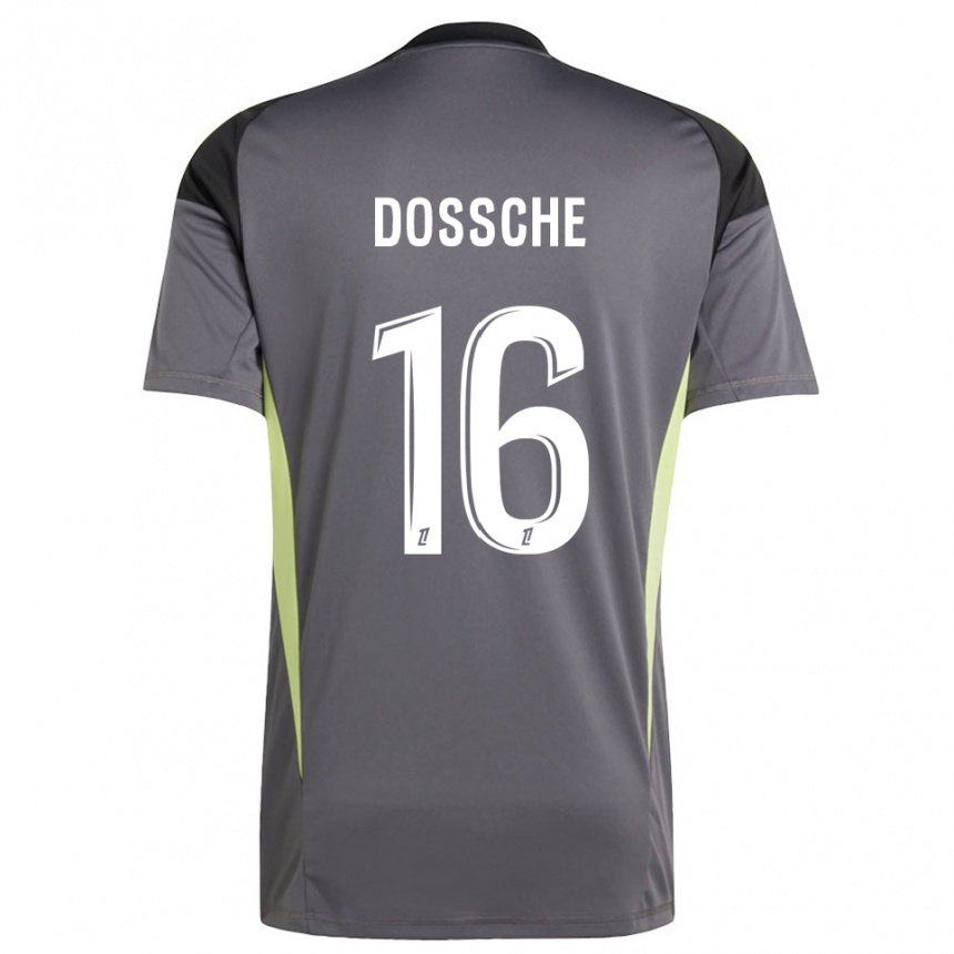 נשים כדורגל מרווין דוסה #16 אפור כהה ירוק חולצת שוער 2025/26