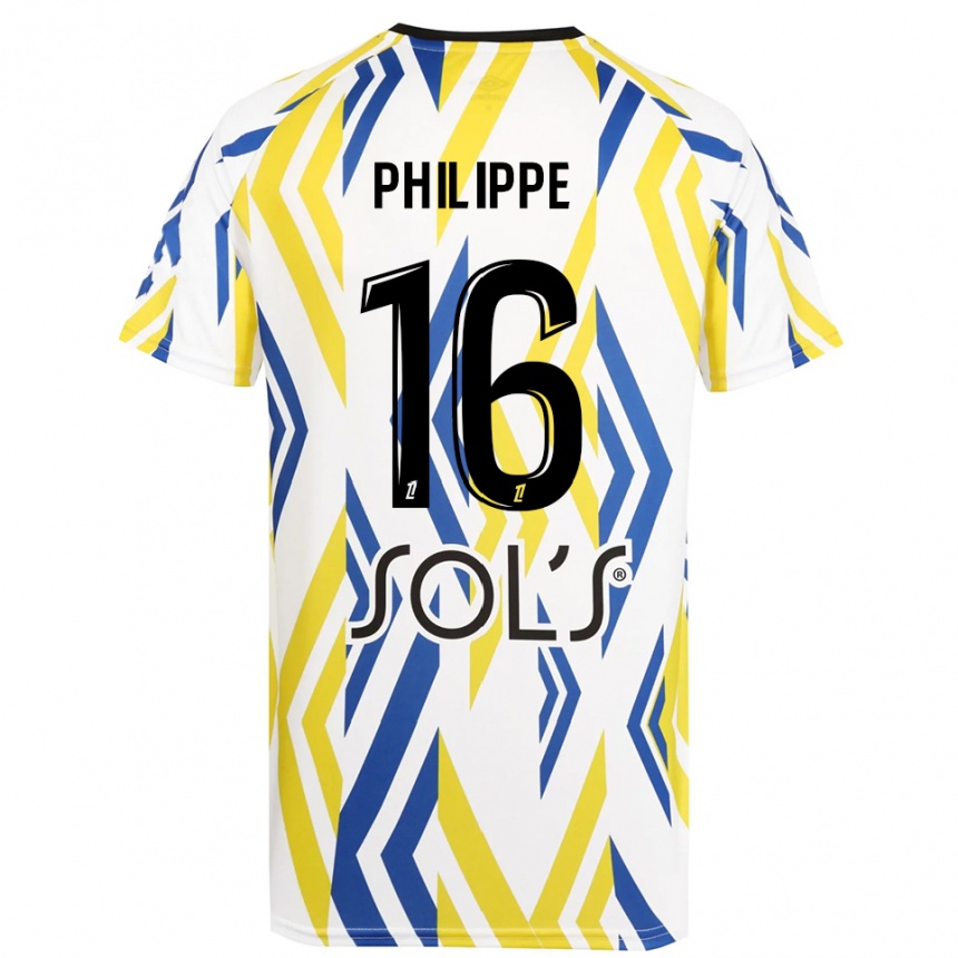 נשים כדורגל לטישיה פיליפ #16 לבן אדום כחול חולצת שוער 2025/26