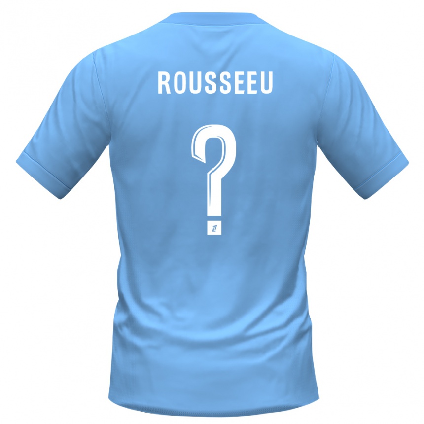 נשים כדורגל ג'סטין רוסו #0 כחול שחור חולצת שוער 2025/26