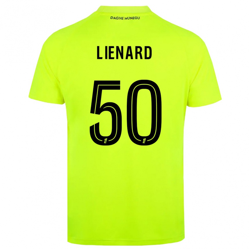 נשים כדורגל יאן ליאנארד #50 ירוק פלורסנט שחור חולצת שוער 2025/26