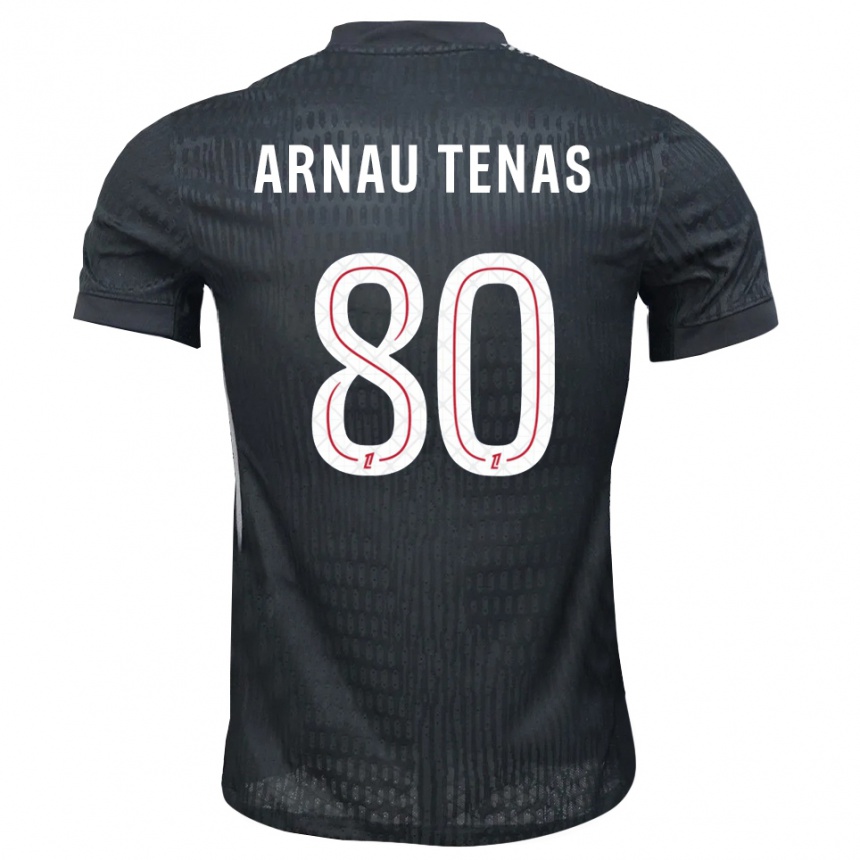 נשים כדורגל ארנאו טנאס אורניה #80 אפור כהה שחור חולצת שוער 2025/26