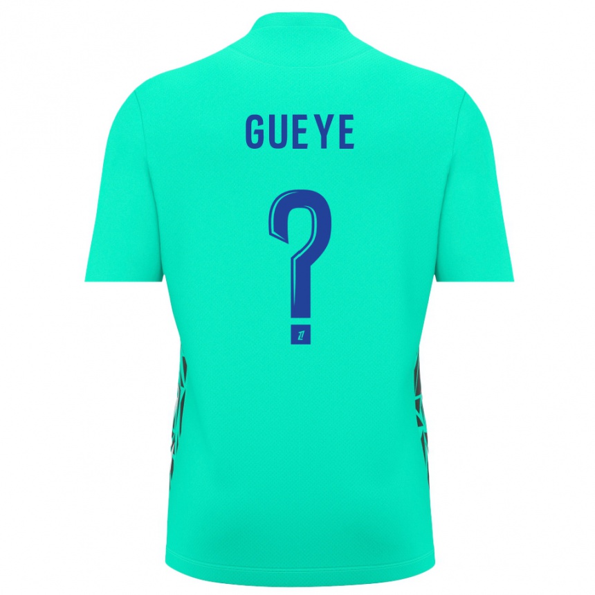 נשים כדורגל Khady Gueye #0 כחול אקווה חולצת שוער 2025/26