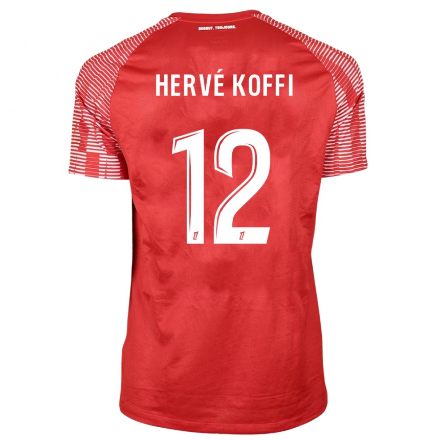 נשים כדורגל קואקו קופי #12 אדום לבן חולצת שוער 2025/26