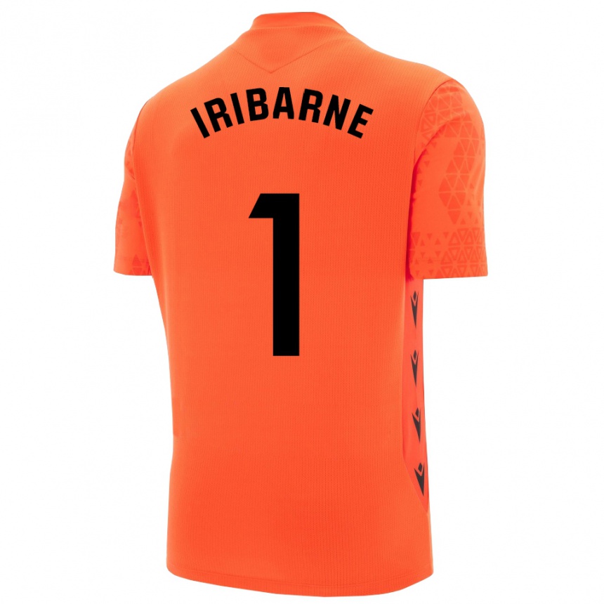 נשים כדורגל ברונו איריברנה #1 כתום שחור חולצת שוער 2025/26