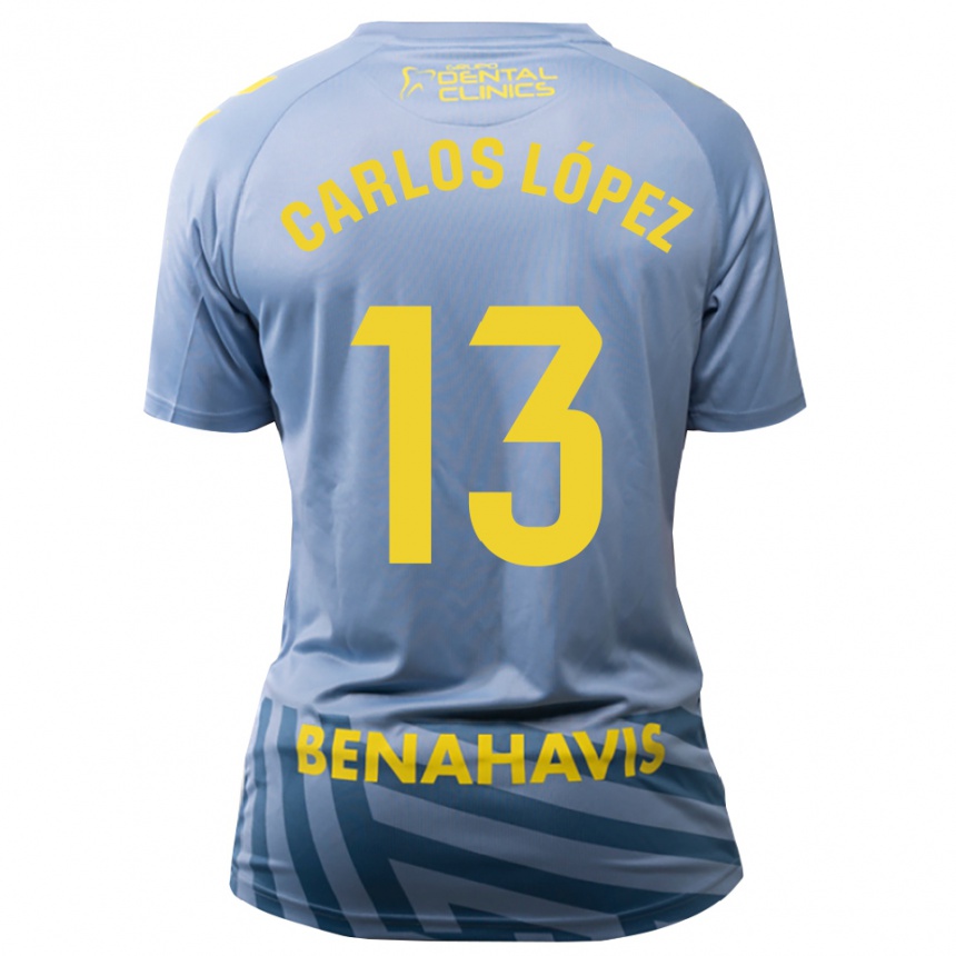נשים כדורגל קרלוס לופז #13 כחול פלדה בהיר חולצת שוער 2025/26