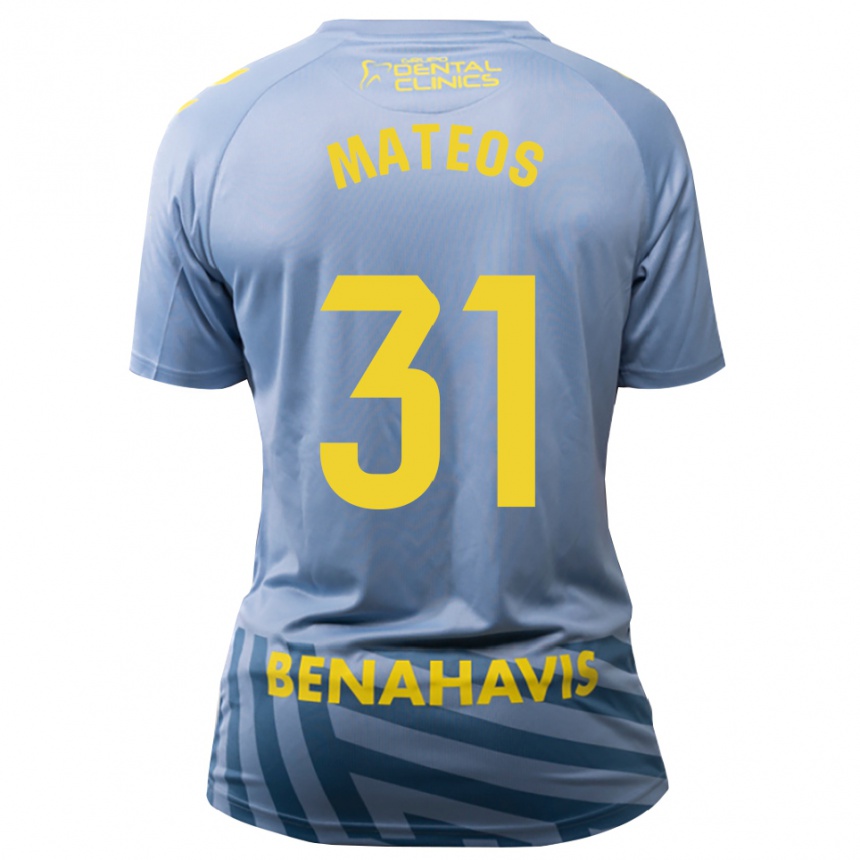 נשים כדורגל Álex Mateos #31 כחול פלדה בהיר חולצת שוער 2025/26