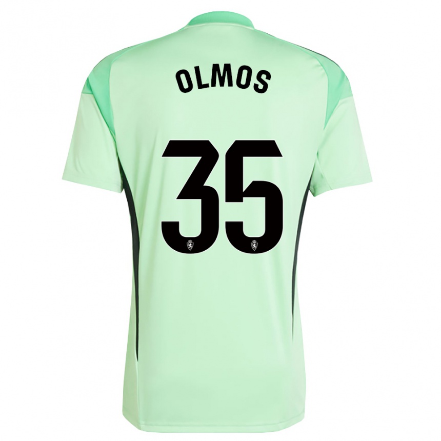 נשים כדורגל Lucas Olmos #35 ירוק אביבי חולצת שוער 2025/26
