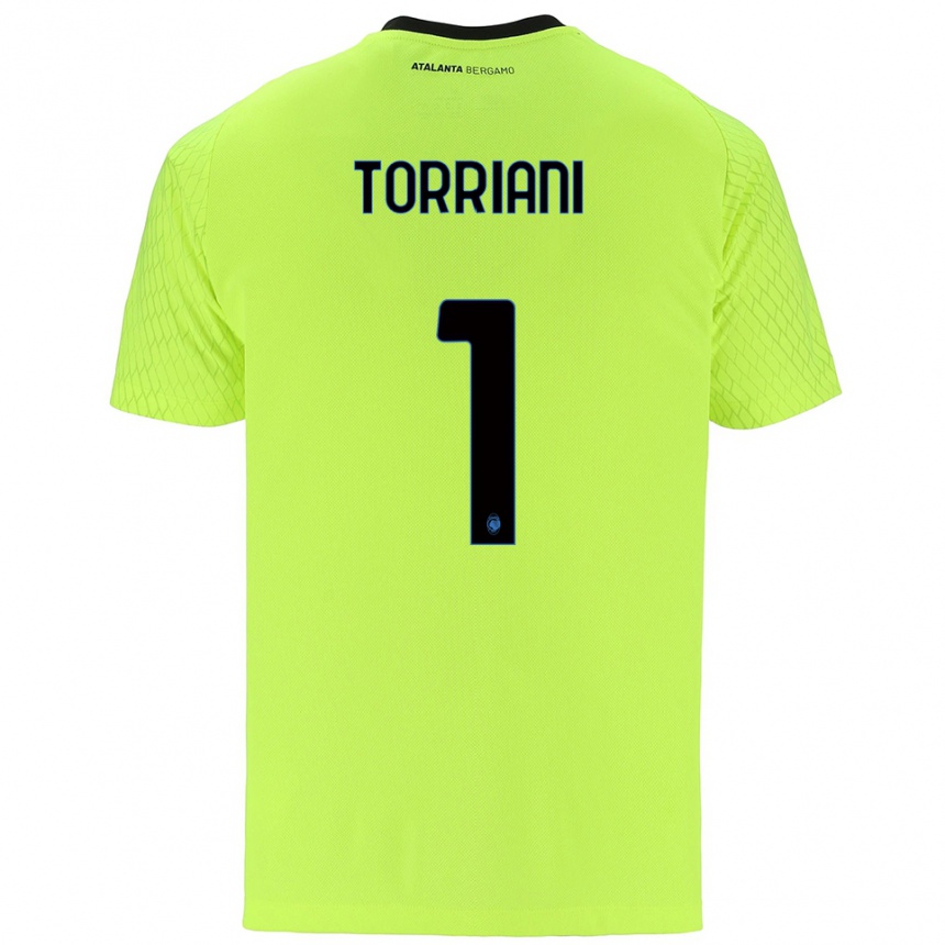 נשים כדורגל אנדריאה טוריאני #1 ירוק צהוב אדום חולצת שוער 2025/26