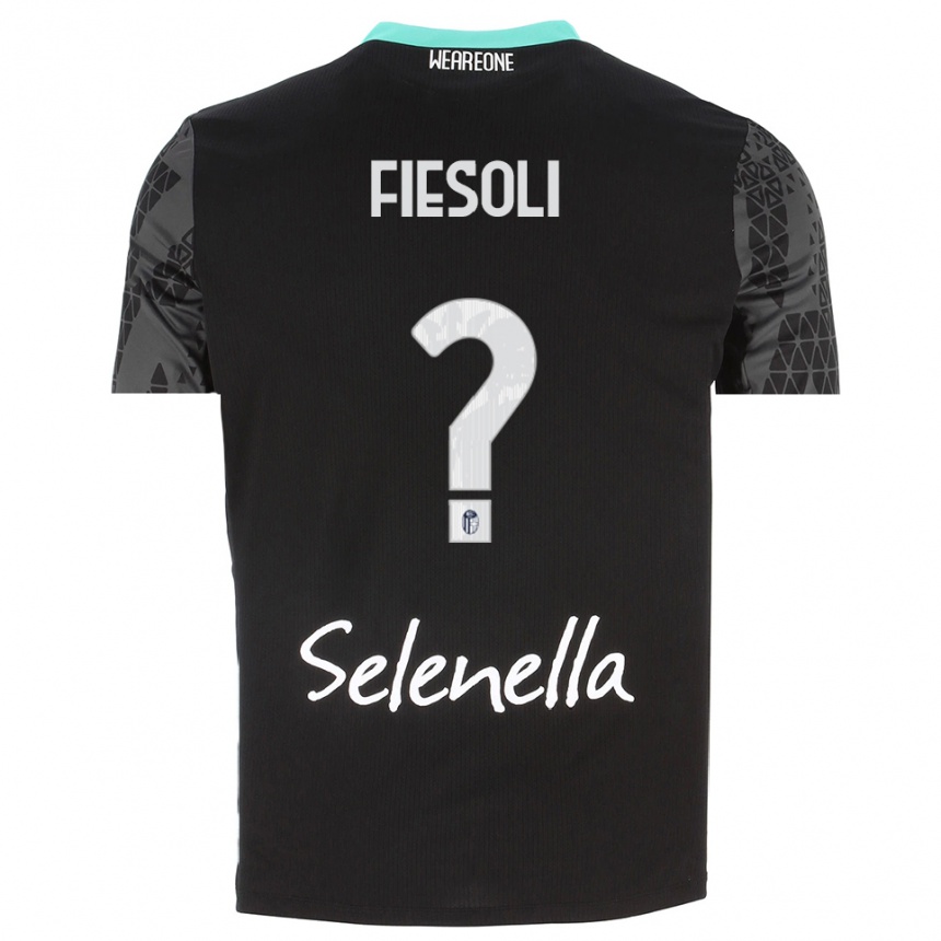 נשים כדורגל Marta Fiesoli #0 אפור שחור לבן חולצת שוער 2025/26