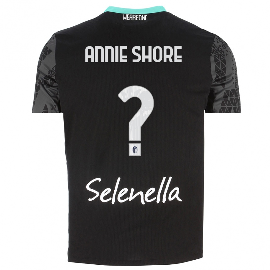 נשים כדורגל Margot Annie Shore #0 אפור שחור לבן חולצת שוער 2025/26