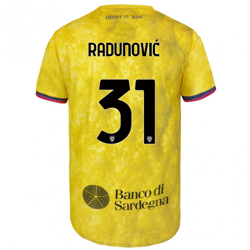 נשים כדורגל בוריס רדונוביץ׳ #31 צהוב שחור חולצת שוער 2025/26