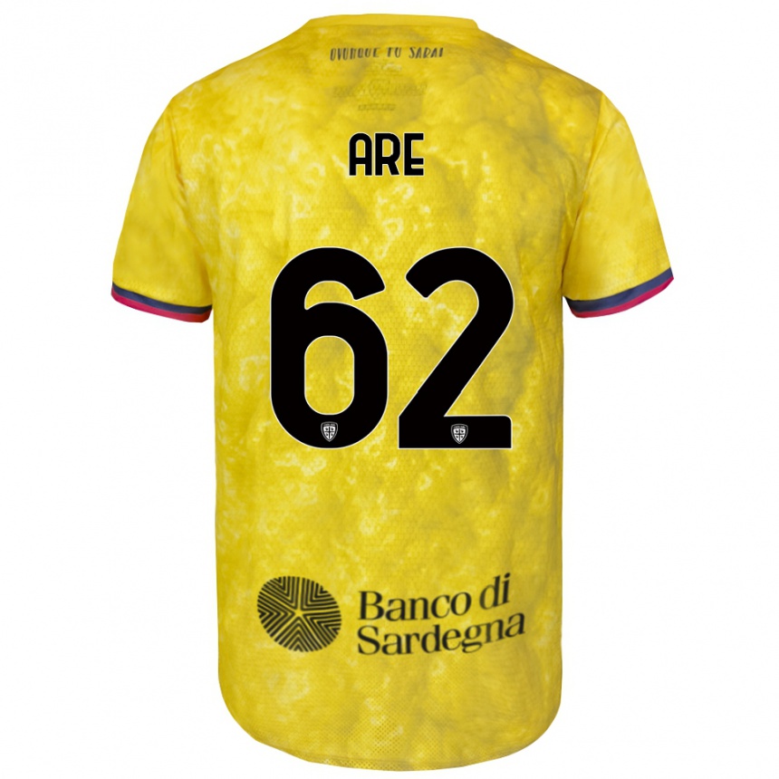 נשים כדורגל עמנואל ארה #62 צהוב שחור חולצת שוער 2025/26