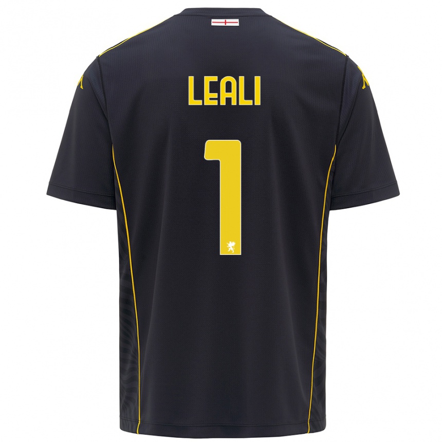 נשים כדורגל ניקולה ליאלי #1 שחור צהוב חולצת שוער 2025/26