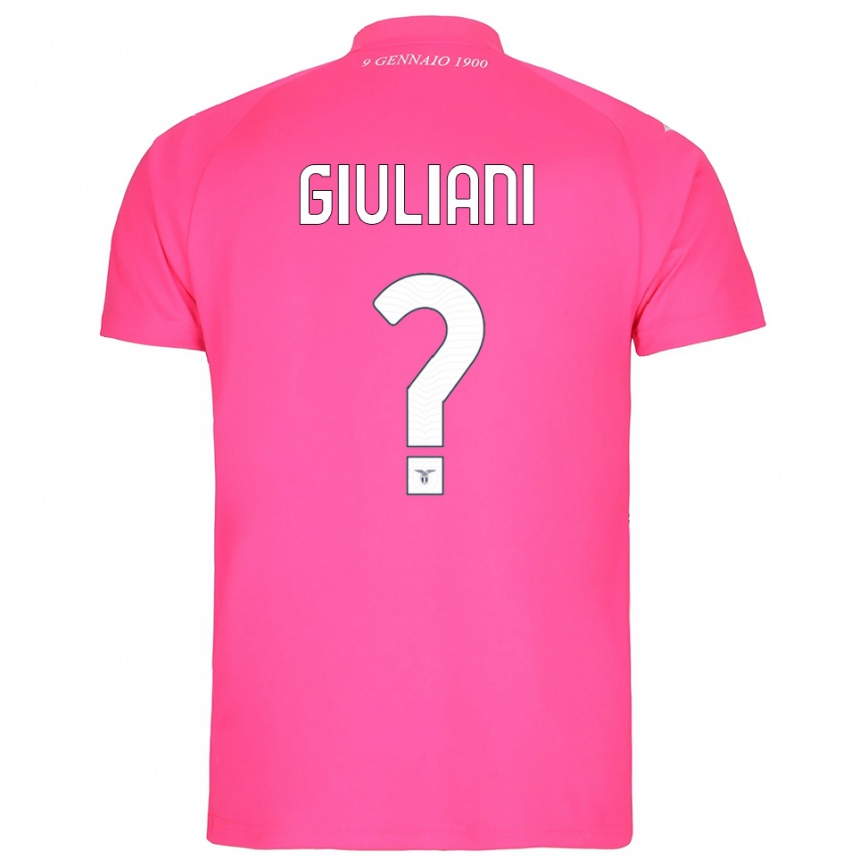 נשים כדורגל Alessio Giuliani #0 ורוד עמוק חולצת שוער 2025/26