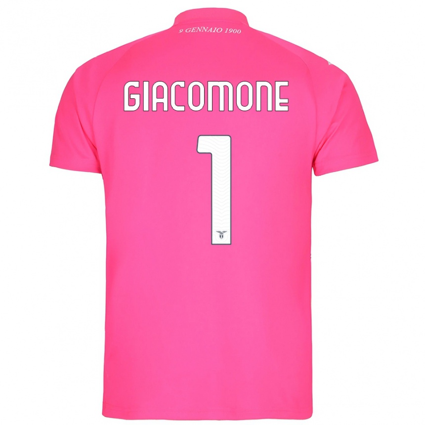 נשים כדורגל Giacomo Giacomone #1 ורוד עמוק חולצת שוער 2025/26