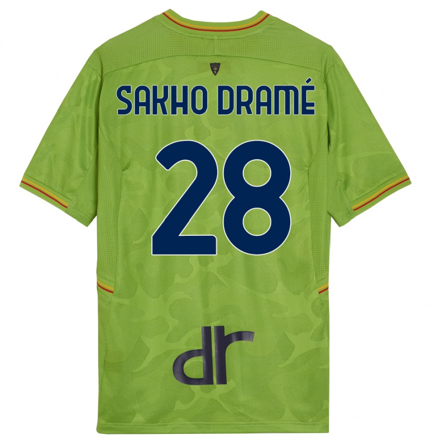 נשים כדורגל Samba Sakho Dramé #28 ירוק יער שחור חולצת שוער 2025/26