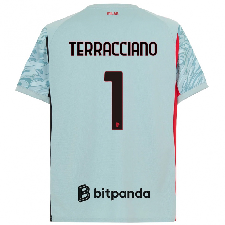 נשים כדורגל פייטרו טרצ'אנו #1 כחול בהיר אדום חולצת שוער 2025/26