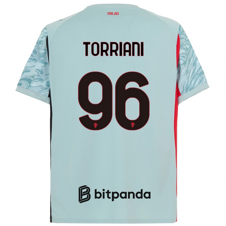 נשים כדורגל לורנצו טוריאני #96 כחול בהיר אדום חולצת שוער 2025/26