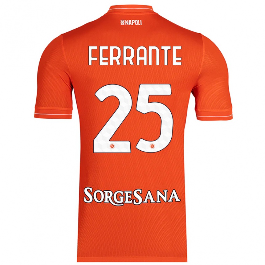 נשים כדורגל Mathias Ferrante #25 כתום אדום לבן חולצת שוער 2025/26