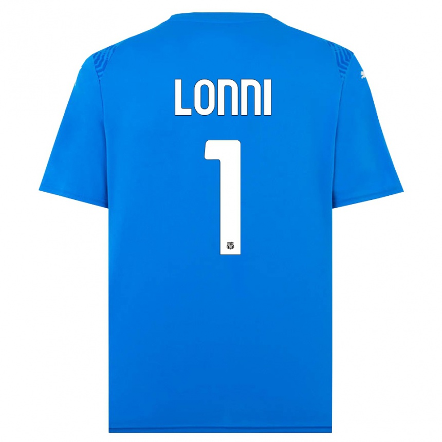 נשים כדורגל ליה לוני #1 כחול לבן חולצת שוער 2025/26