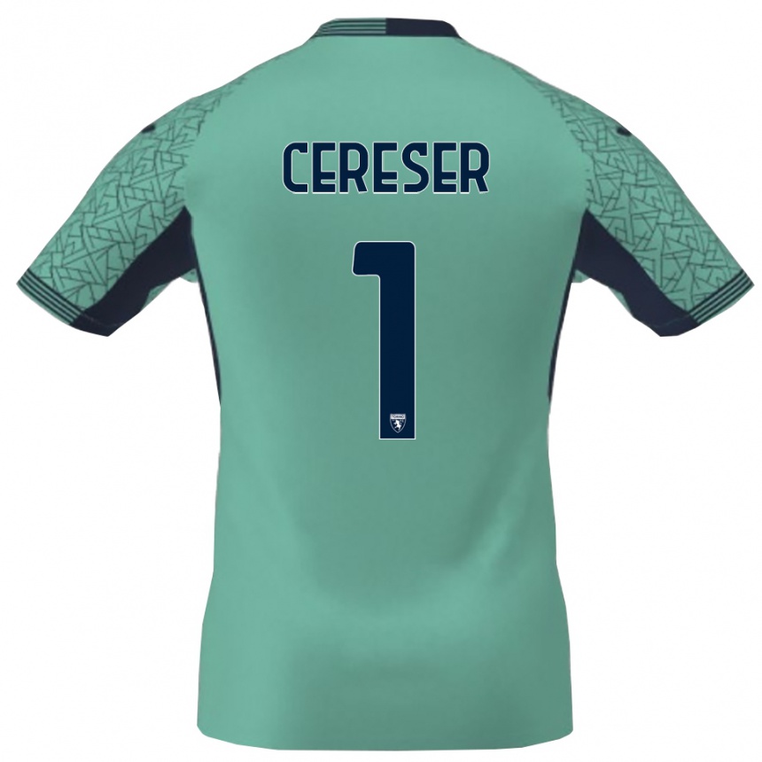 נשים כדורגל Francesco Cereser #1 לגונה כחולה חולצת שוער 2025/26