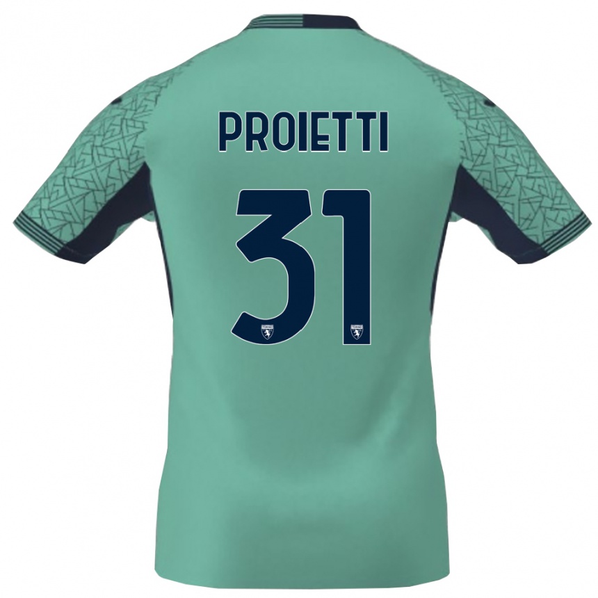 נשים כדורגל ריקרדו פרואיטי #31 לגונה כחולה חולצת שוער 2025/26