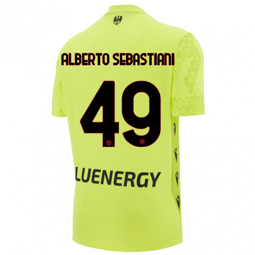 נשים כדורגל José Alberto Sebastiani #49 ירוק צהוב שחור חולצת שוער 2025/26