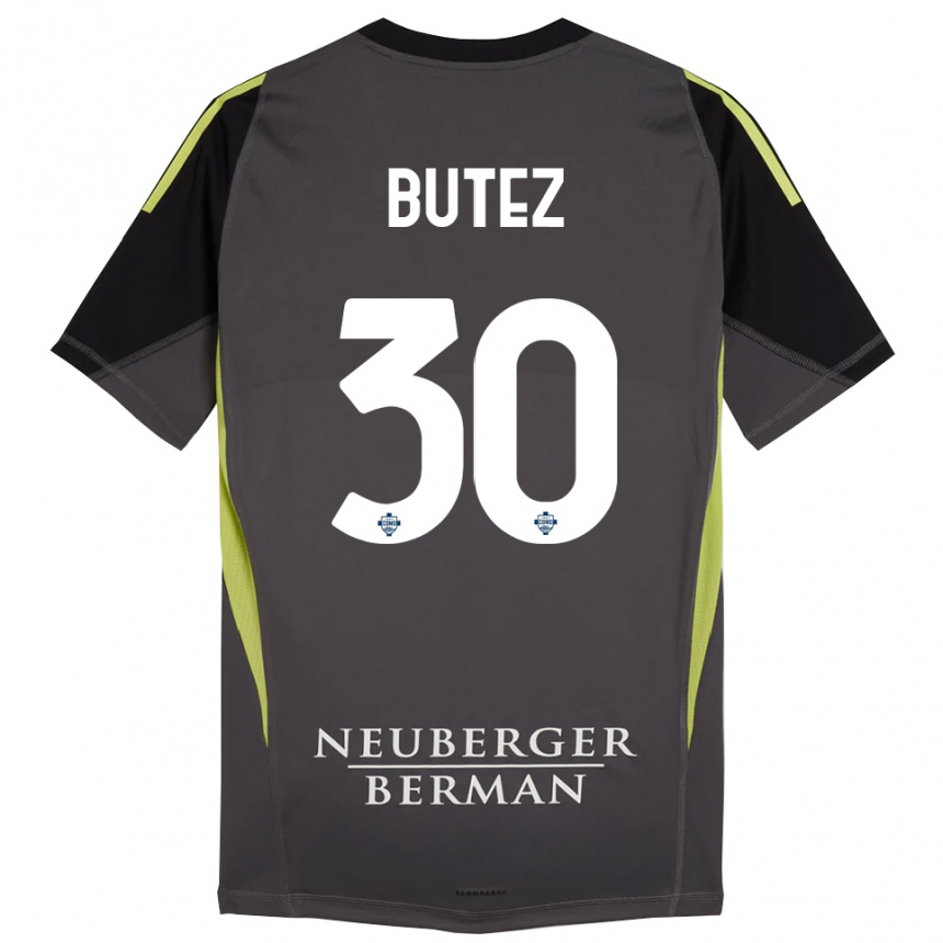 נשים כדורגל ז'אן בוטז #30 שחור ירוק בהיר חולצת שוער 2025/26