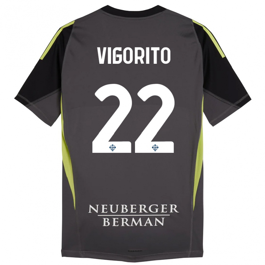 נשים כדורגל מאורו ויגוריטו #22 שחור ירוק בהיר חולצת שוער 2025/26