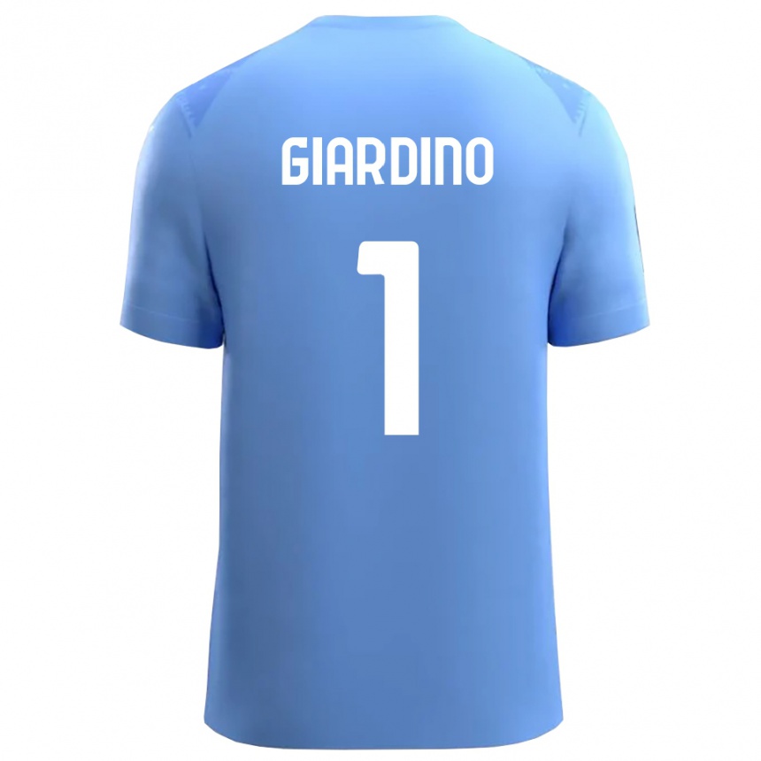 נשים כדורגל Andrea Giardino #1 תכלת לבן חולצת שוער 2025/26