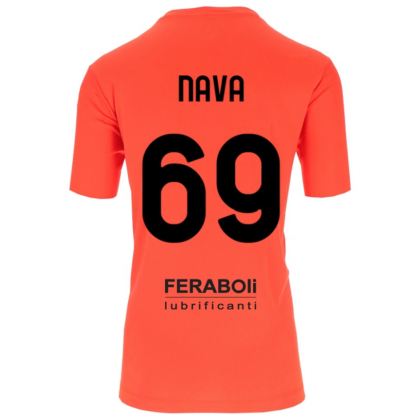 נשים כדורגל לאפו נאוה #69 שחור אדום כתום חולצת שוער 2025/26