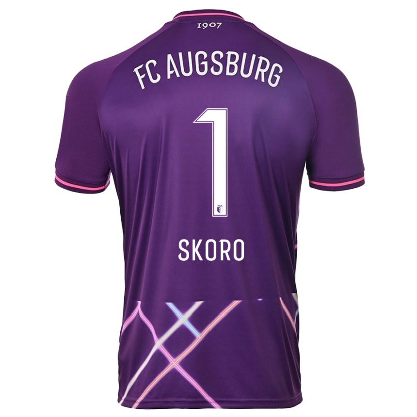 נשים כדורגל Luka Skoro #1 סגול ורוד חולצת שוער 2025/26