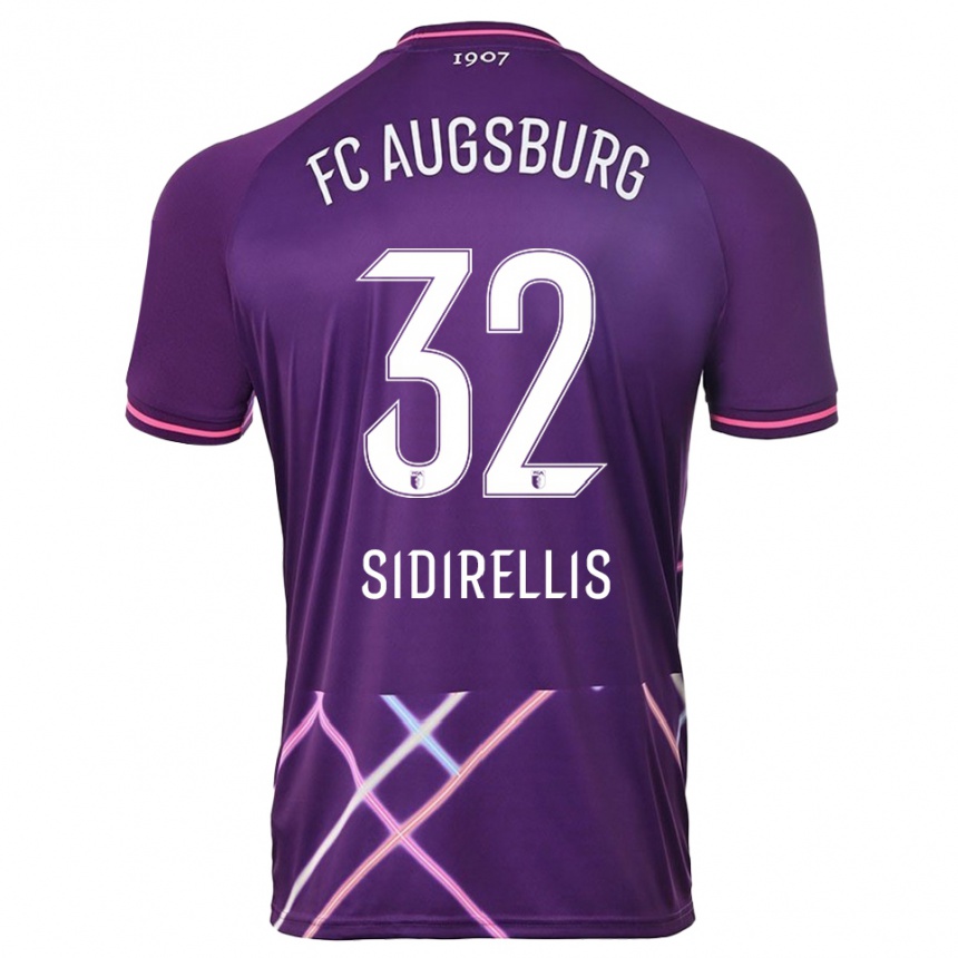 נשים כדורגל Konstantinos Sidirellis #32 סגול ורוד חולצת שוער 2025/26