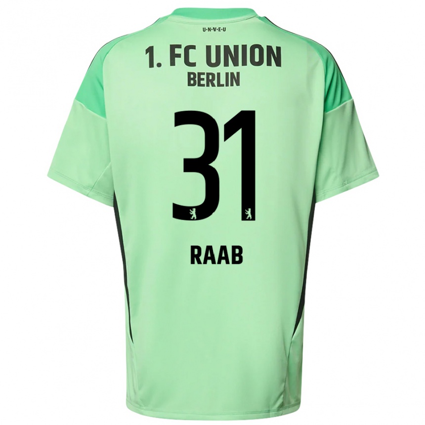 נשים כדורגל מתאו ראב #31 שחור ירוק בהיר חולצת שוער 2025/26