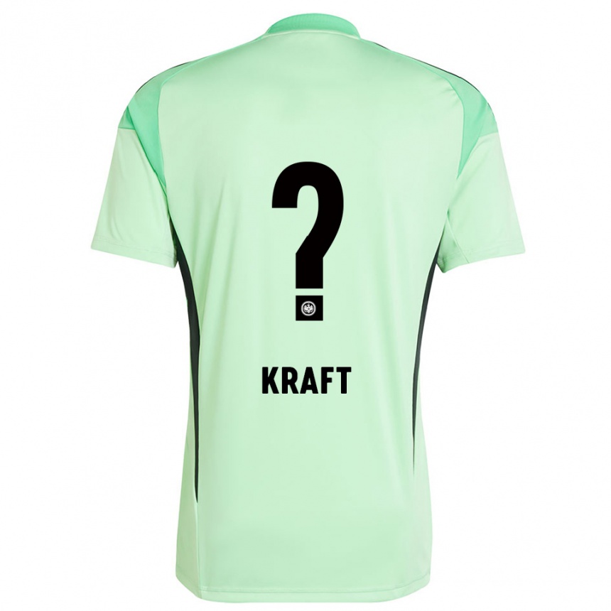 נשים כדורגל Nico Kraft #0 שחור ירוק בהיר חולצת שוער 2025/26