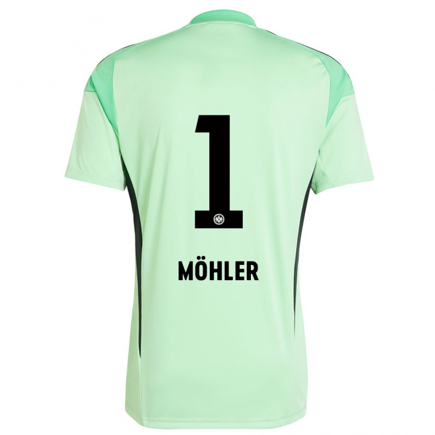 נשים כדורגל Emil Möhler #1 שחור ירוק בהיר חולצת שוער 2025/26