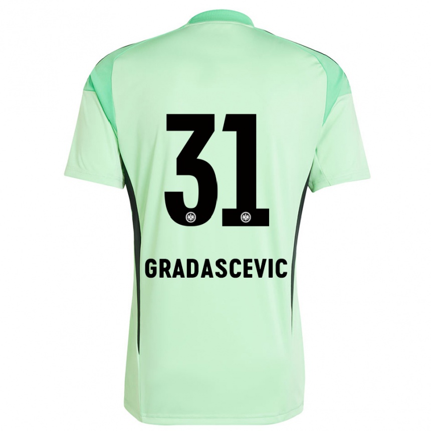 נשים כדורגל מריס גראדאסאוויק #31 שחור ירוק בהיר חולצת שוער 2025/26
