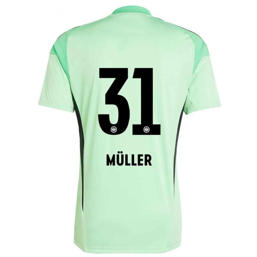 נשים כדורגל Laurin Müller #31 שחור ירוק בהיר חולצת שוער 2025/26
