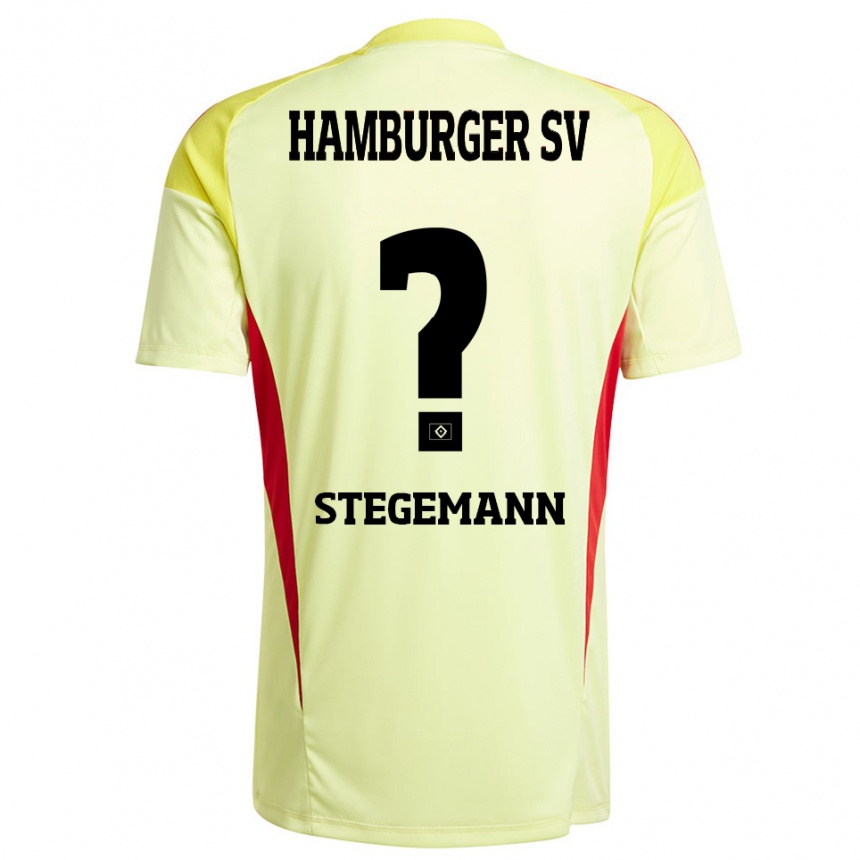 נשים כדורגל ז'אן פייר שטגמן #0 צהוב אדום שחור חולצת שוער 2025/26