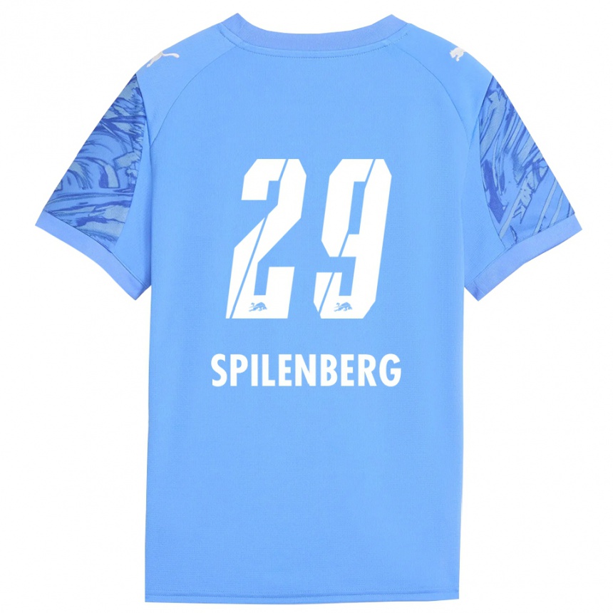 נשים כדורגל Maja Spilenberg #29 כחול מלכותי אדום חולצת שוער 2025/26