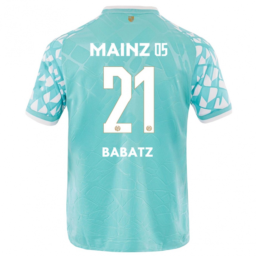 נשים כדורגל לואי מרלון באבץ #21 לבן טורקיז חולצת שוער 2025/26