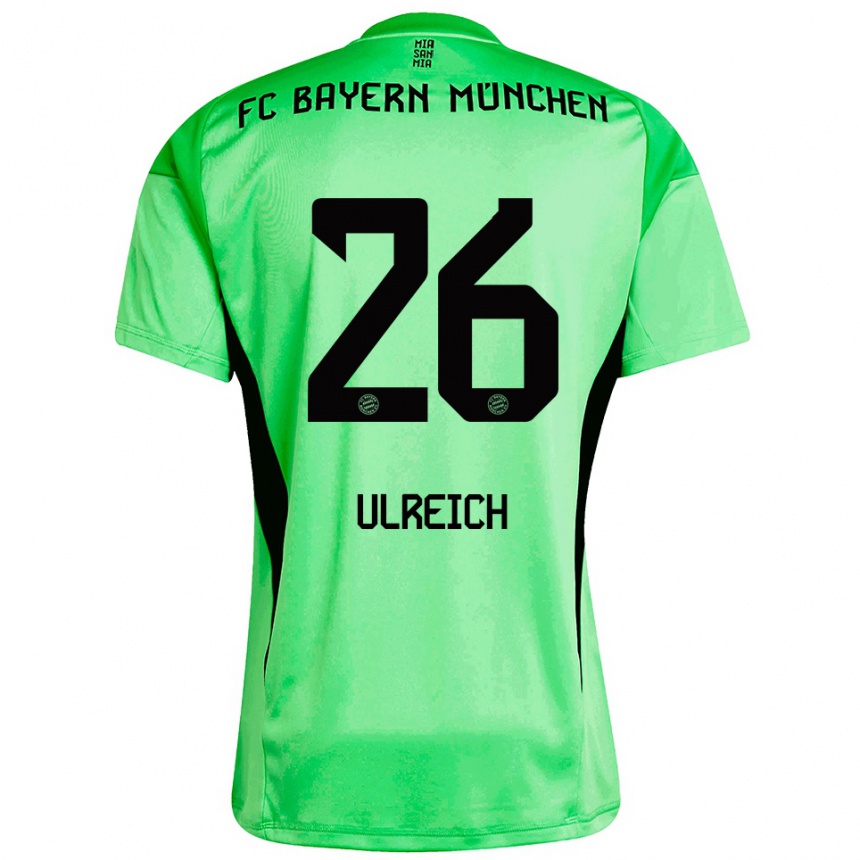 נשים כדורגל סוון אולרייך #26 ירוק אביבי בינוני חולצת שוער 2025/26