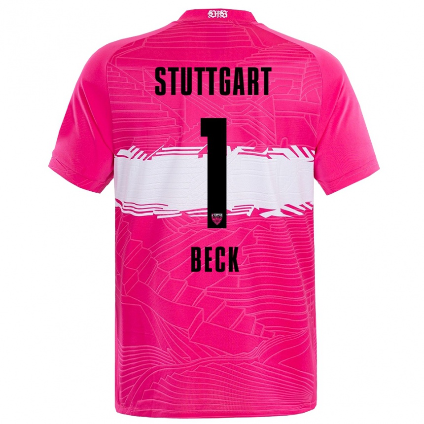 נשים כדורגל קיארה בק #1 שחור ורוד עמוק חולצת שוער 2025/26