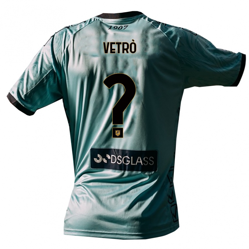 נשים כדורגל Antonio Vetrò #0 לבן כחול בהיר חולצת שוער 2025/26