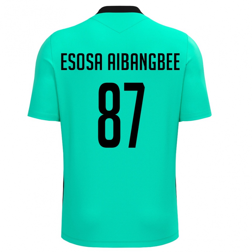נשים כדורגל סימון אסוסה איבנגבי #87 שחור טורקיז חולצת שוער 2025/26