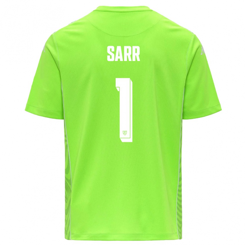 נשים כדורגל פאלו סאר #1 לבן ירוק דשא חולצת שוער 2025/26