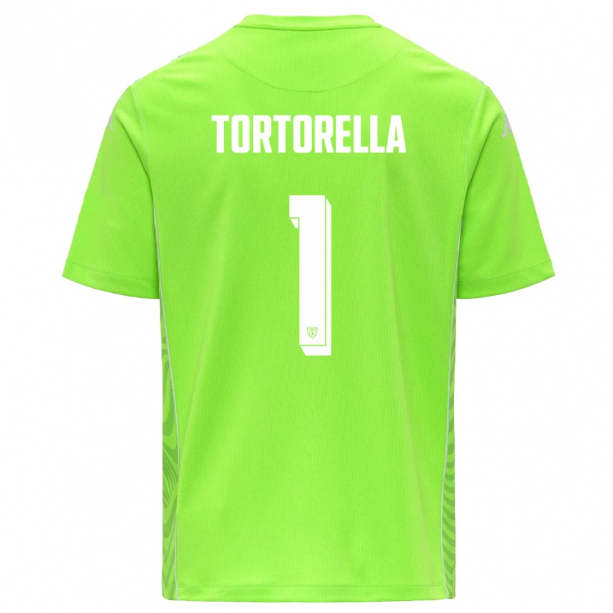 נשים כדורגל דייגו תורטורלה #1 לבן ירוק דשא חולצת שוער 2025/26