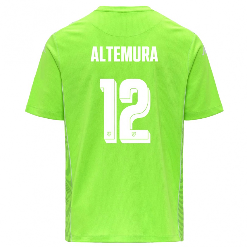 נשים כדורגל Tommaso Altemura #12 לבן ירוק דשא חולצת שוער 2025/26